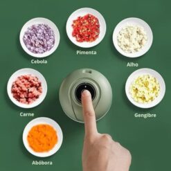Alternative view of Mini Processador Elétrico de Alimentos Portátil - 250ml Bivolt